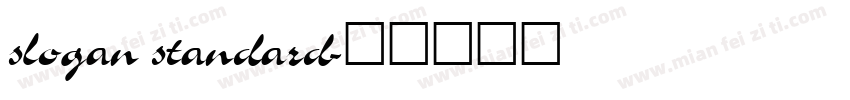 slogan standard字体转换
